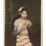 Myanmar_Photo_Archive_handcoloured_girl_skirt_1960s